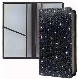 Toursuit Rhinestone Document Organizer- Black